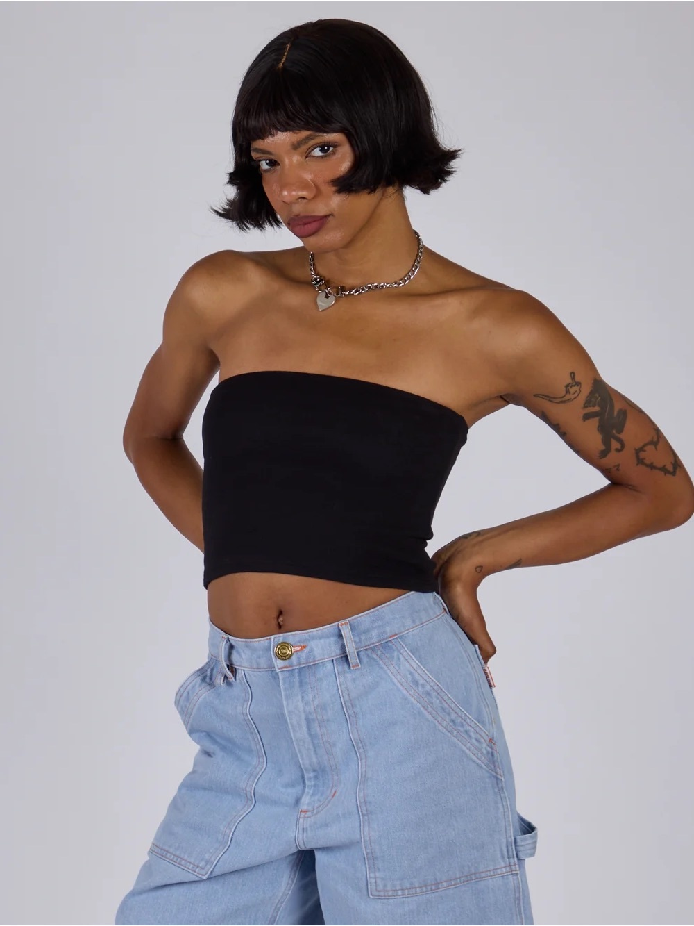 Big Bud Press Black Small Tube Top
